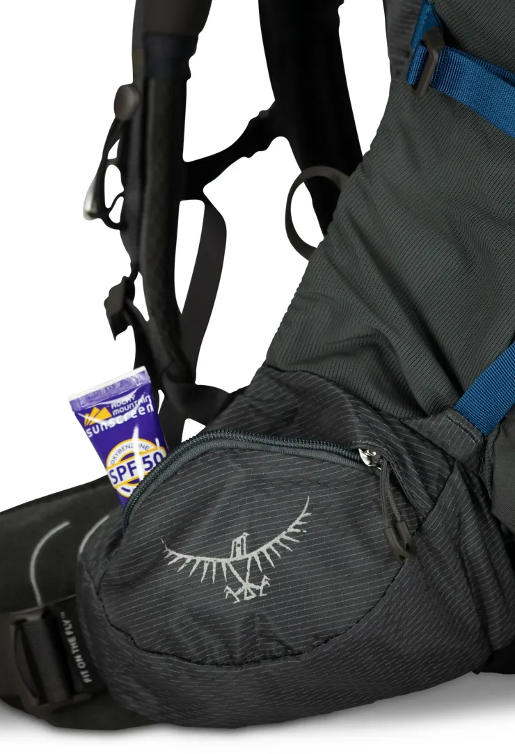 Backpacking Packs-Osprey Aether Plus 70 Rucksack - Eclipse Grey