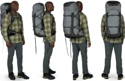 Backpacking Packs-Osprey Aether Pro 75 Rucksack - Silver Lining
