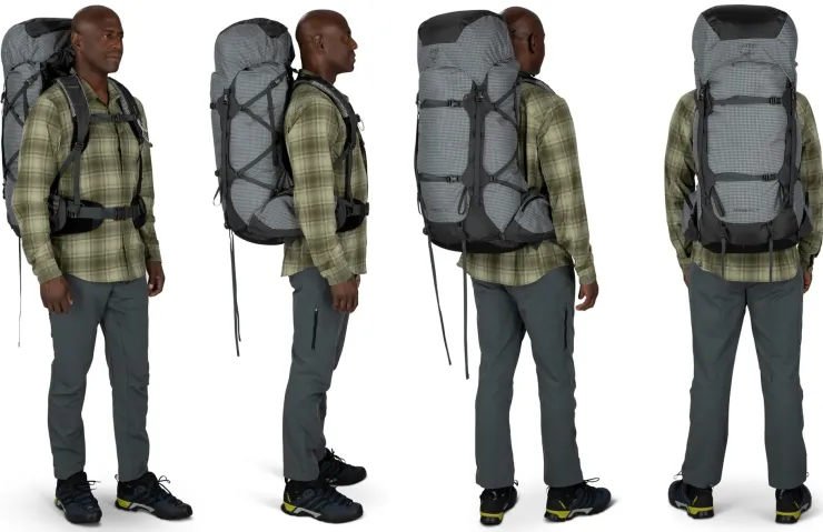 Backpacking Packs-Osprey Aether Pro 75 Rucksack - Silver Lining
