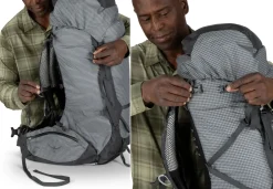 Backpacking Packs-Osprey Aether Pro 75 Rucksack - Silver Lining