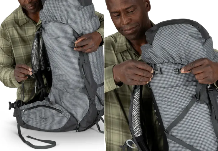 Backpacking Packs-Osprey Aether Pro 75 Rucksack - Silver Lining