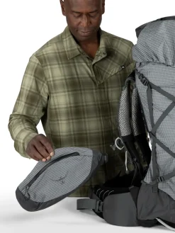 Backpacking Packs-Osprey Aether Pro 75 Rucksack - Silver Lining