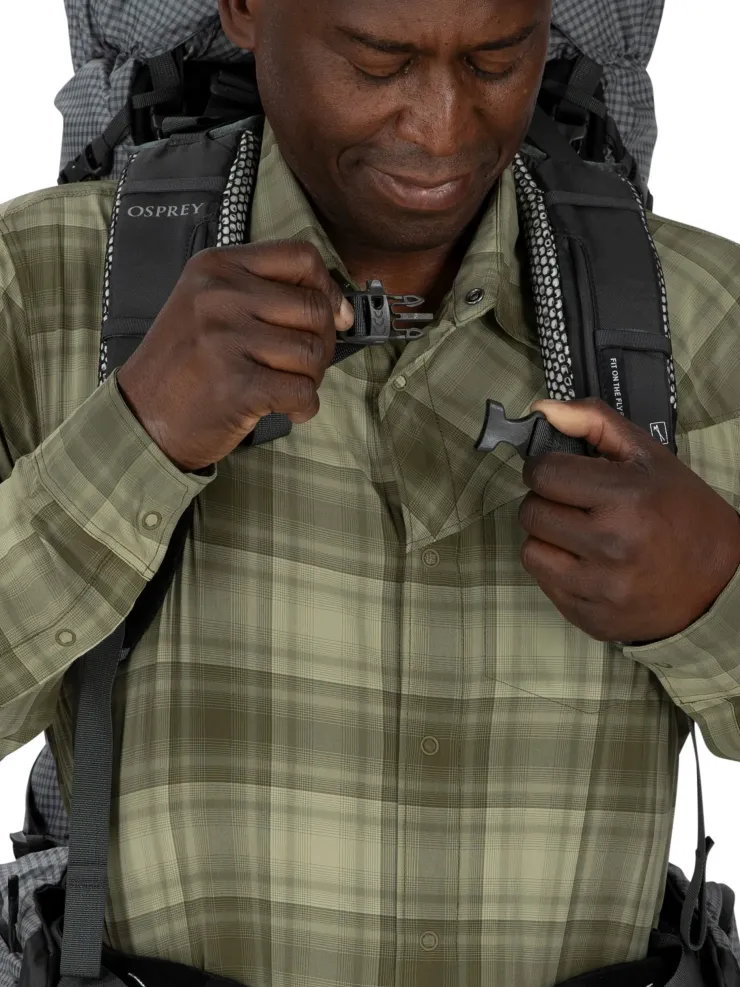 Backpacking Packs-Osprey Aether Pro 75 Rucksack - Silver Lining