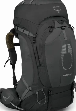 Backpacking Packs-Osprey Atmos AG 65 Rucksack - Black