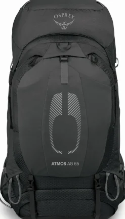 Backpacking Packs-Osprey Atmos AG 65 Rucksack - Black