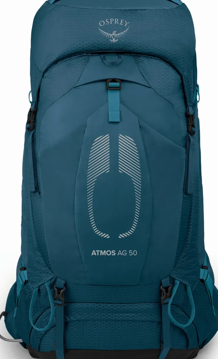 Backpacking Packs-Osprey Atmos AG 50 Rucksack - Venturi Blue