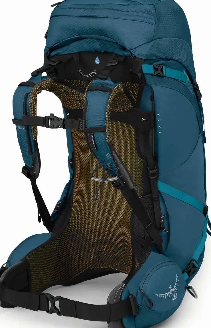 Backpacking Packs-Osprey Atmos AG 50 Rucksack - Venturi Blue
