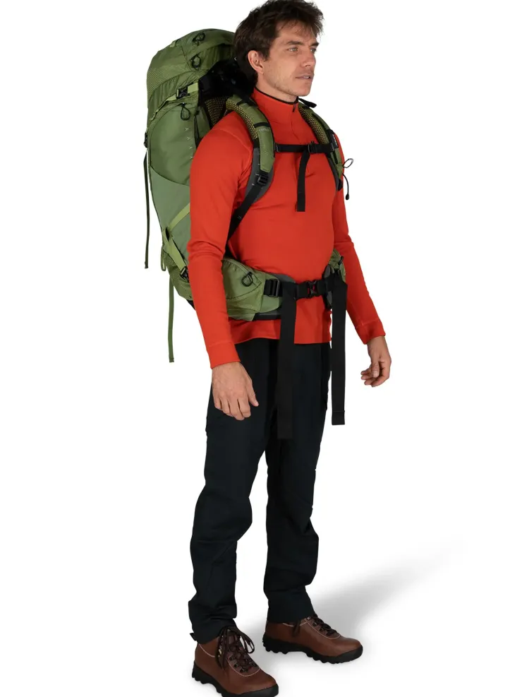Backpacking Packs-Osprey Atmos AG 50 Rucksack - Venturi Blue