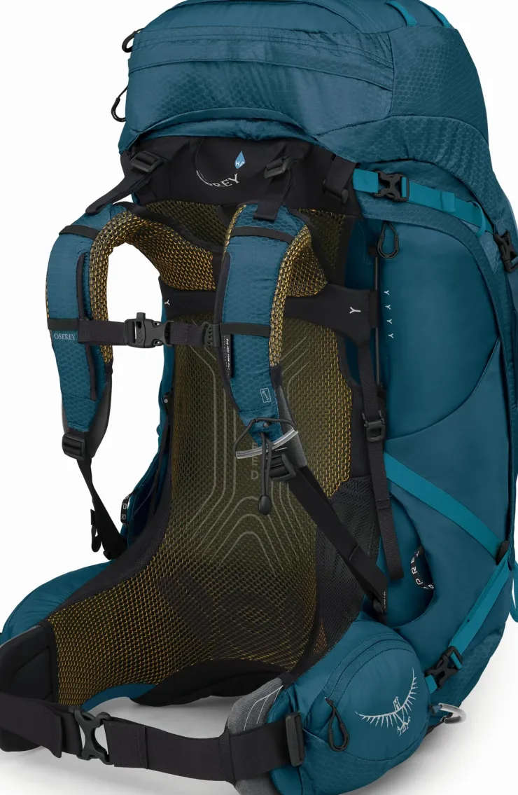 Backpacking Packs-Osprey Atmos AG 65 Rucksack - Venturi Blue