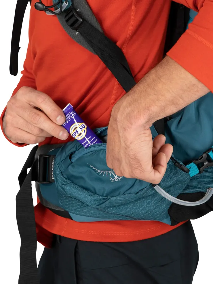 Backpacking Packs-Osprey Atmos AG 65 Rucksack - Venturi Blue
