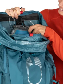 Backpacking Packs-Osprey Atmos AG 65 Rucksack - Venturi Blue