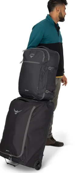 Luggage & Carry-On-Osprey Daylite Carry-On Travel Pack 44 - Black