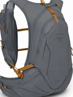 Fast & Light Rucksacks And Vests-Osprey Duro 15 with Flasks - Phantom Grey-Toffee Orange