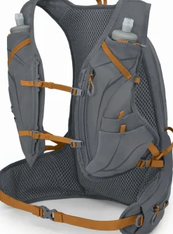 Fast & Light Rucksacks And Vests-Osprey Duro 15 with Flasks - Phantom Grey-Toffee Orange