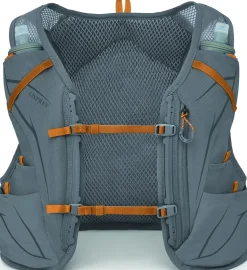 Fast & Light Rucksacks And Vests-Osprey Duro 6 with Flasks - Phantom Grey-Toffee Orange