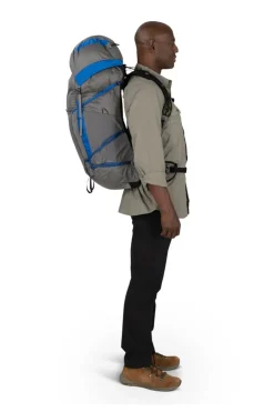 Backpacking Packs-Osprey Exos Pro 55 Rucksack - Dale Grey-Agam Blue