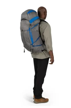 Backpacking Packs-Osprey Exos Pro 55 Rucksack - Dale Grey-Agam Blue