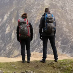 Backpacking Packs-Osprey Exos Pro 55 Rucksack - Dale Grey-Agam Blue