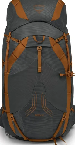 Fast & Light Rucksacks And Vests-Osprey Exos 58 Rucksack - Dark Charcoal