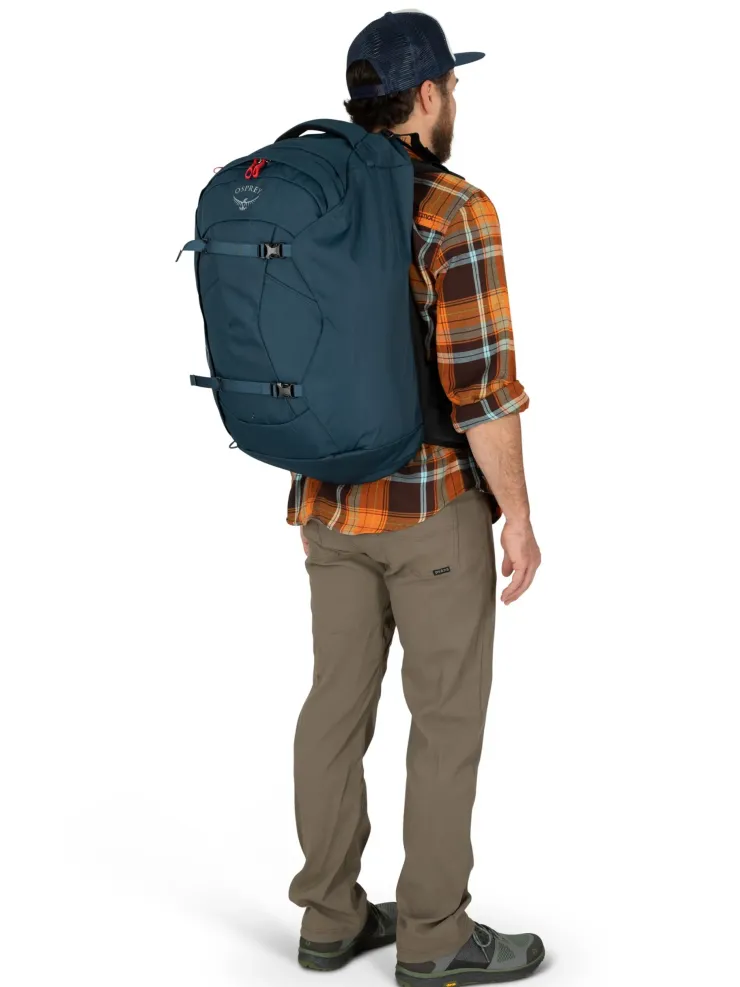 Luggage & Carry-On-Osprey Farpoint 40 Travel Pack - Muted Space Blue