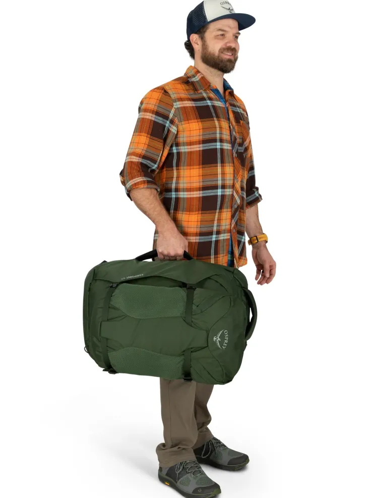 Luggage & Carry-On-Osprey Farpoint 55 Travel Pack - Tunnel Vision Grey