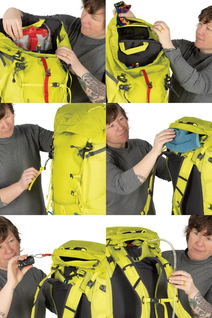Climbing Packs And Rope Bags|Climbing Packs-Osprey Mutant 38 Climbing Pack - Blue Flame