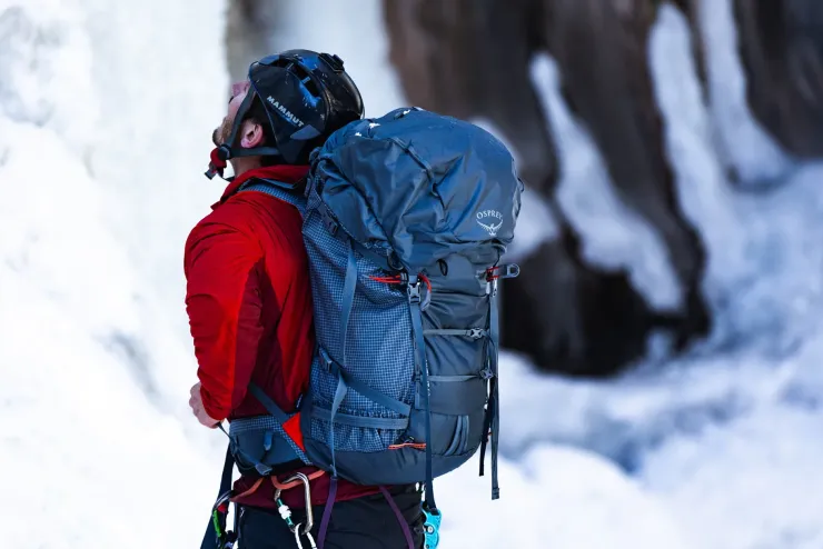 Climbing Packs And Rope Bags|Climbing Packs-Osprey Mutant 38 Climbing Pack - Tungsten Grey