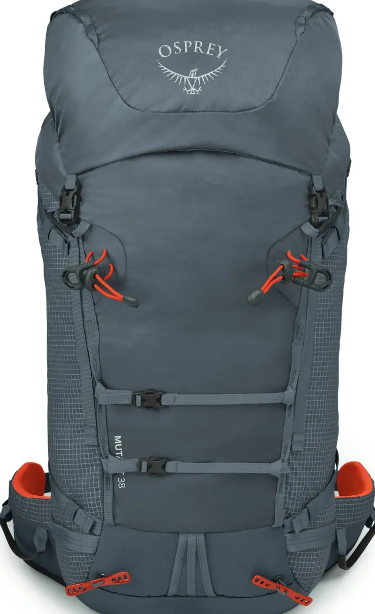 Climbing Packs And Rope Bags|Climbing Packs-Osprey Mutant 38 Climbing Pack - Tungsten Grey