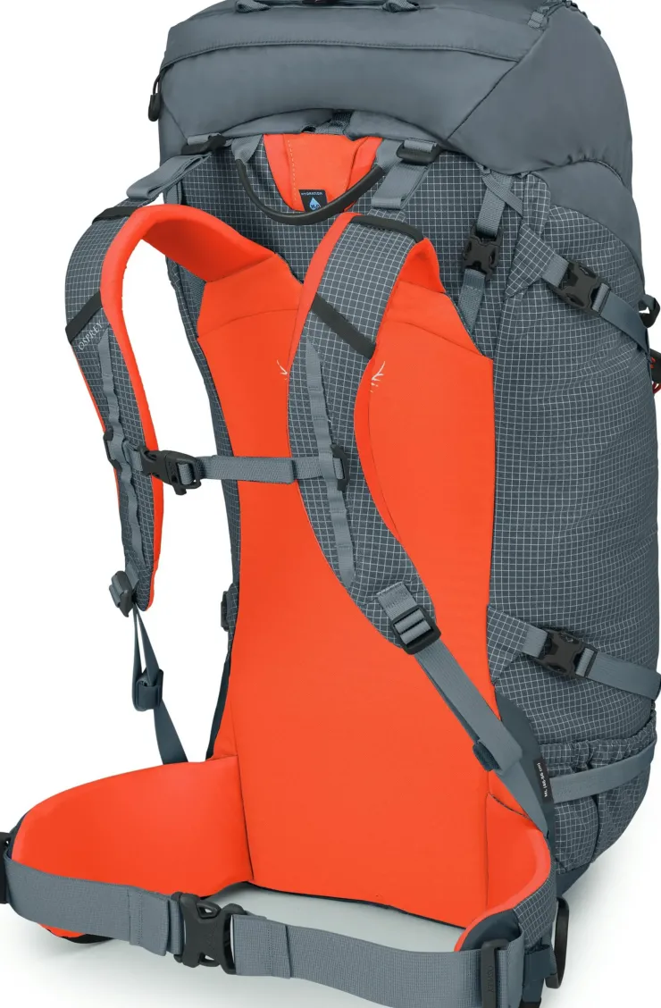 Climbing Packs And Rope Bags|Climbing Packs-Osprey Mutant 52 Climbing Pack - Tungsten Grey