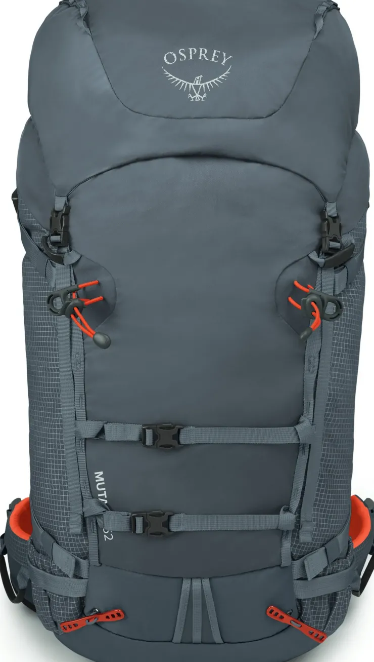 Climbing Packs And Rope Bags|Climbing Packs-Osprey Mutant 52 Climbing Pack - Tungsten Grey