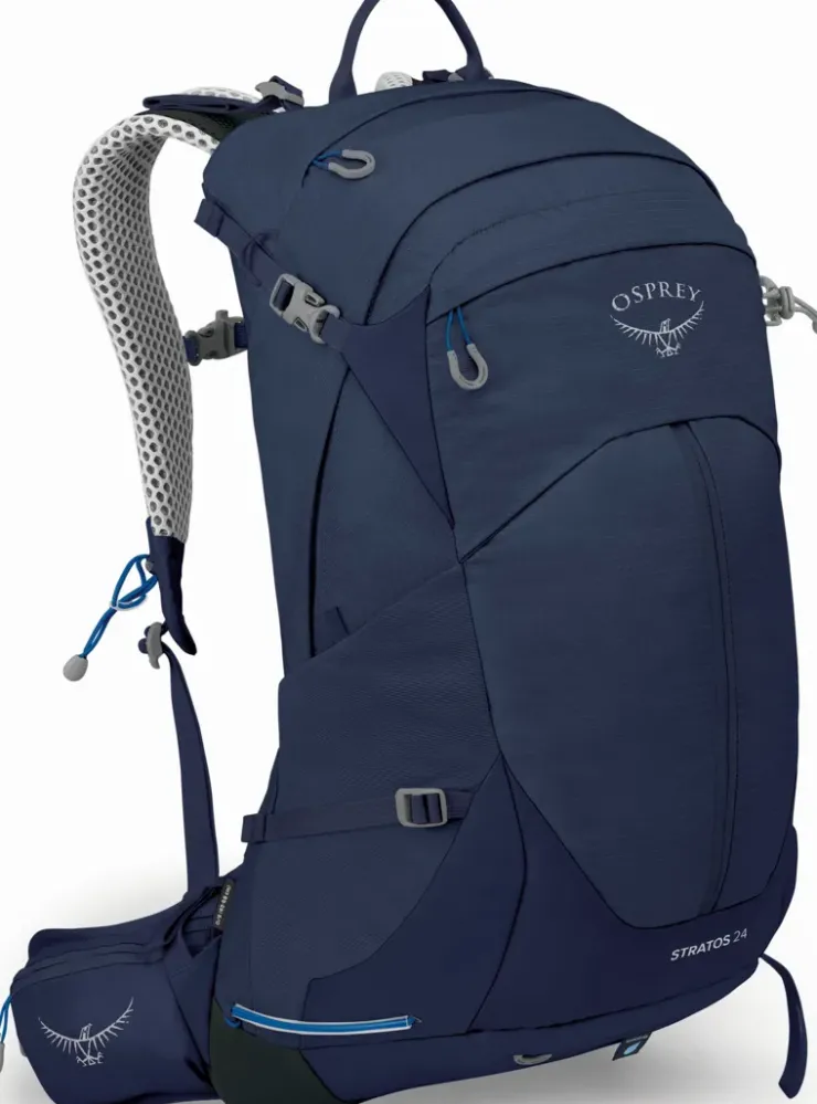 Day Packs-Osprey Stratos 24 Rucksack - Cetacean Blue