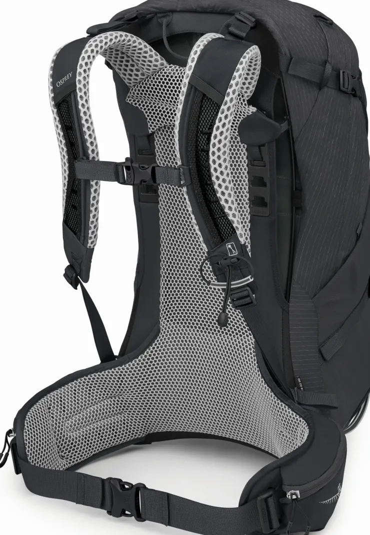 Day Packs-Osprey Stratos 34 Rucksack - Tunnel Vision Grey