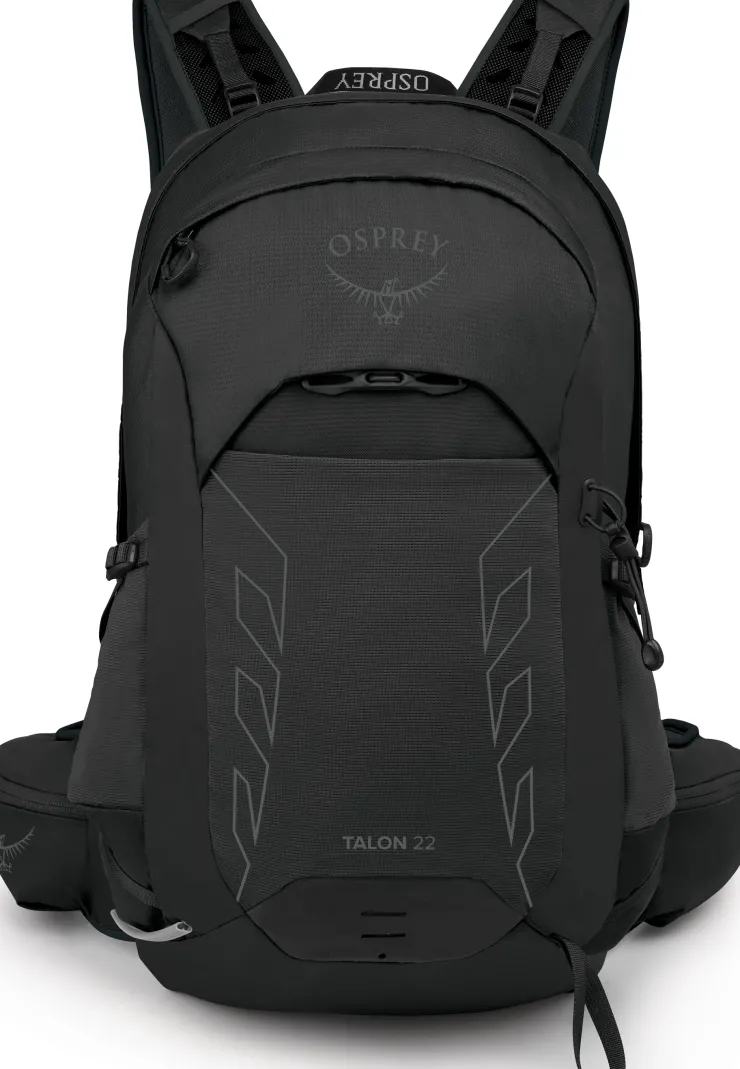 Day Packs-Osprey Talon 22 Rucksack - Extended Fit - Black Coal-Grey