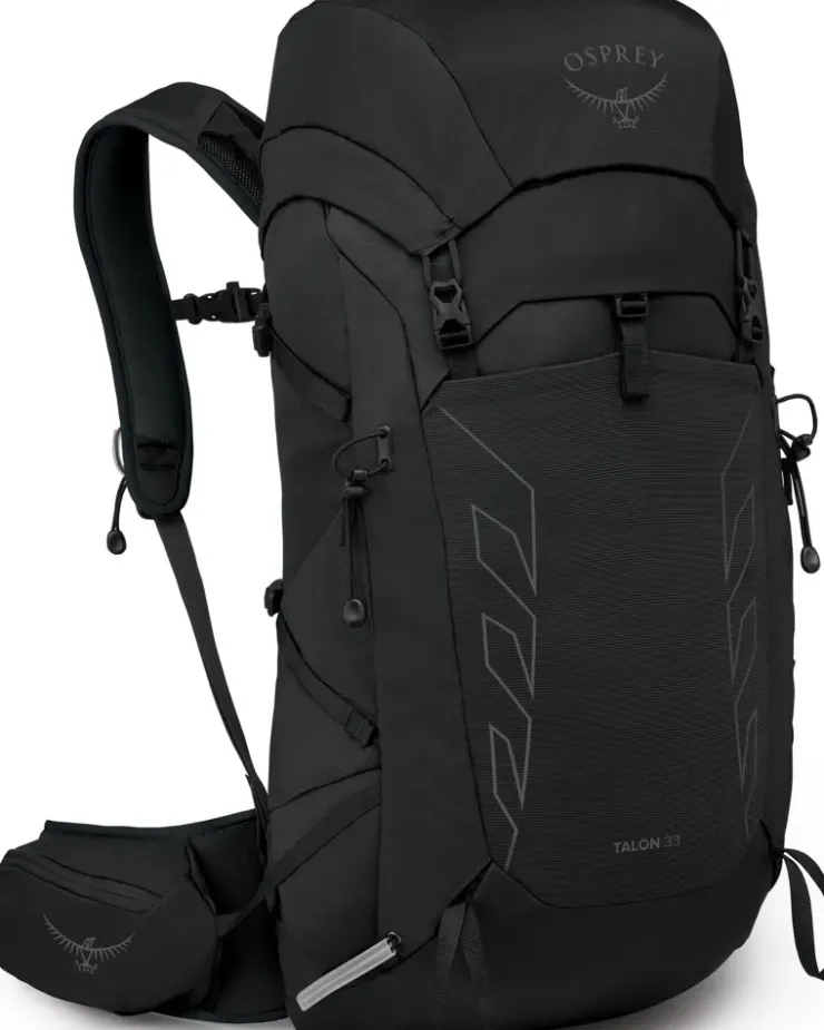 Day Packs-Osprey Talon 33 Rucksack - Extended Fit - Black Coal Grey