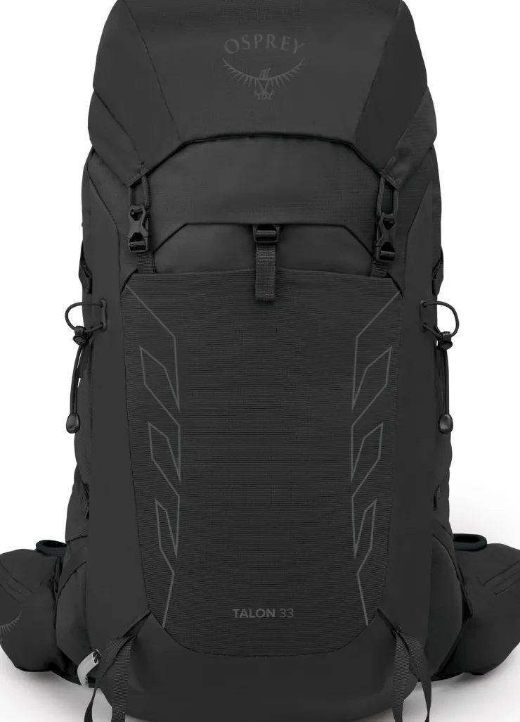 Day Packs-Osprey Talon 33 Rucksack - Extended Fit - Black Coal Grey