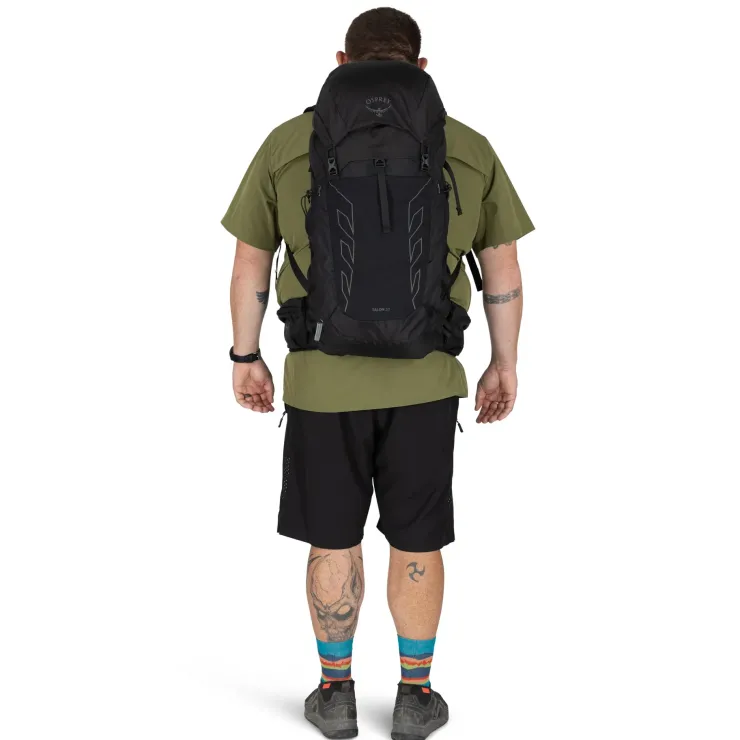 Day Packs-Osprey Talon 33 Rucksack - Extended Fit - Black Coal Grey
