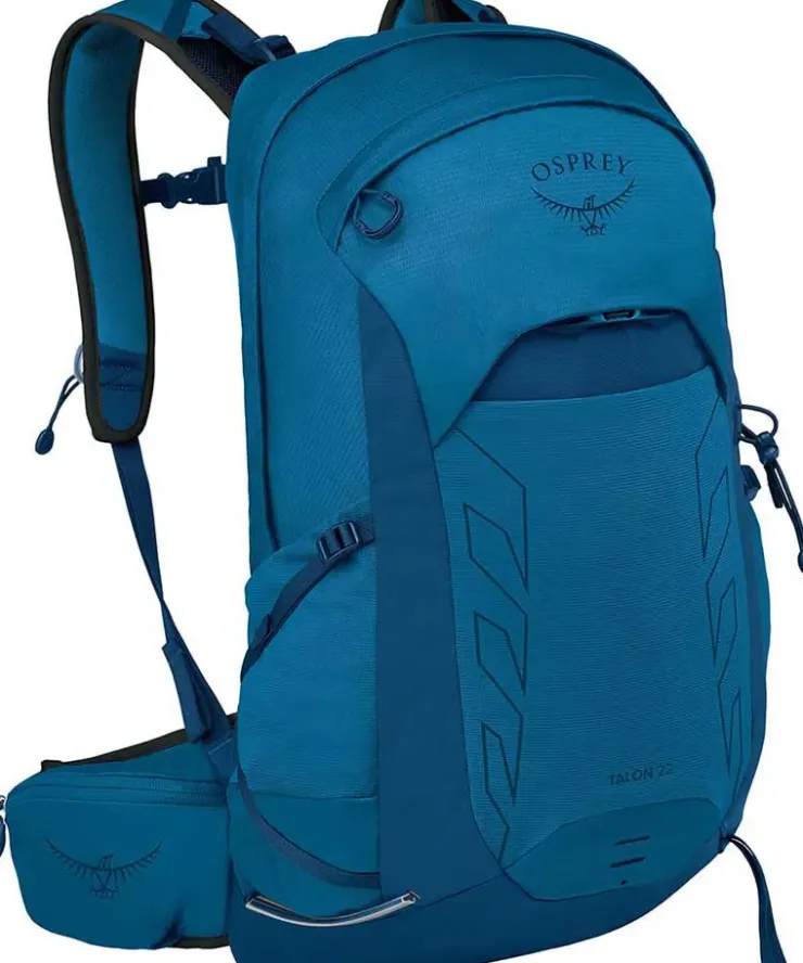 Day Packs-Osprey Talon 22 Rucksack - Scoria Blue-Night Shift