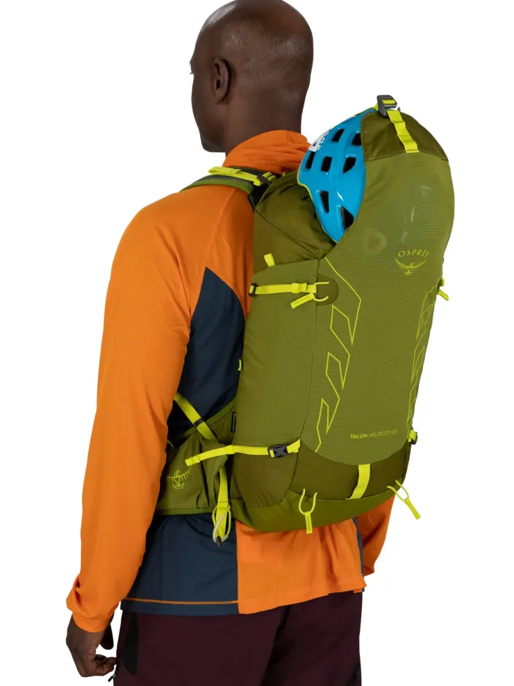 Fast & Light Rucksacks And Vests-Osprey Talon Velocity 20 Rucksack - Dark Charcoal-Tumbleweed Yellow