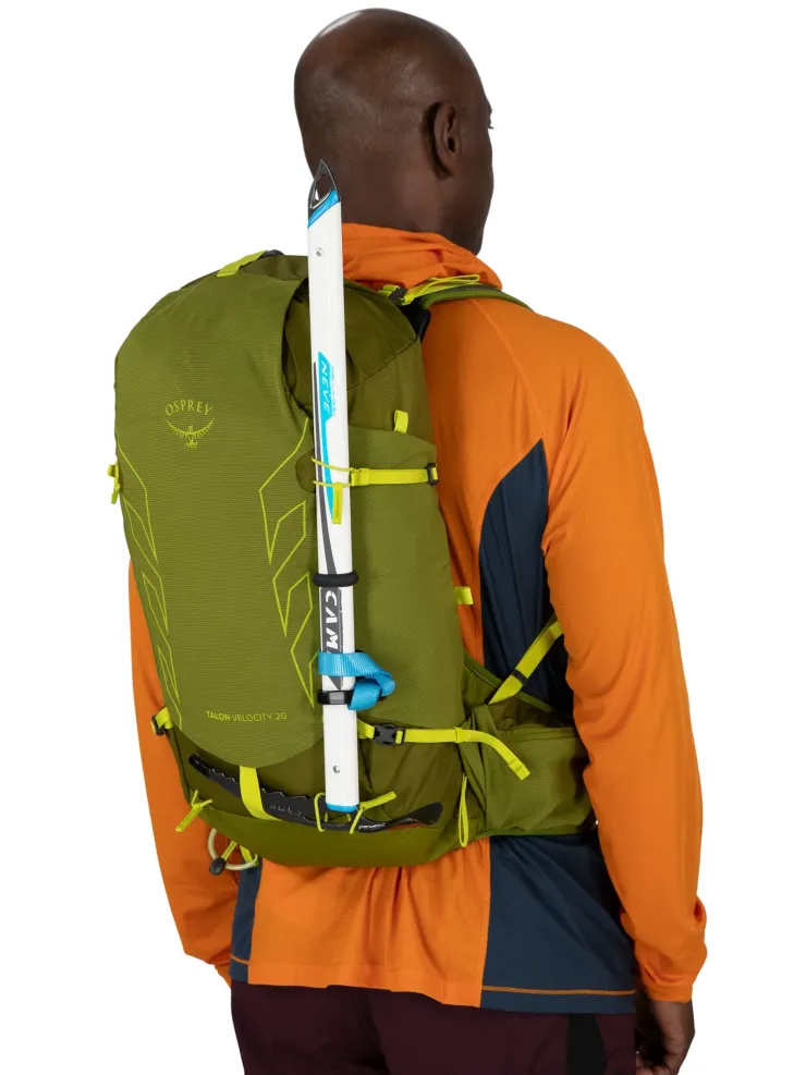 Fast & Light Rucksacks And Vests-Osprey Talon Velocity 20 Rucksack - Dark Charcoal-Tumbleweed Yellow