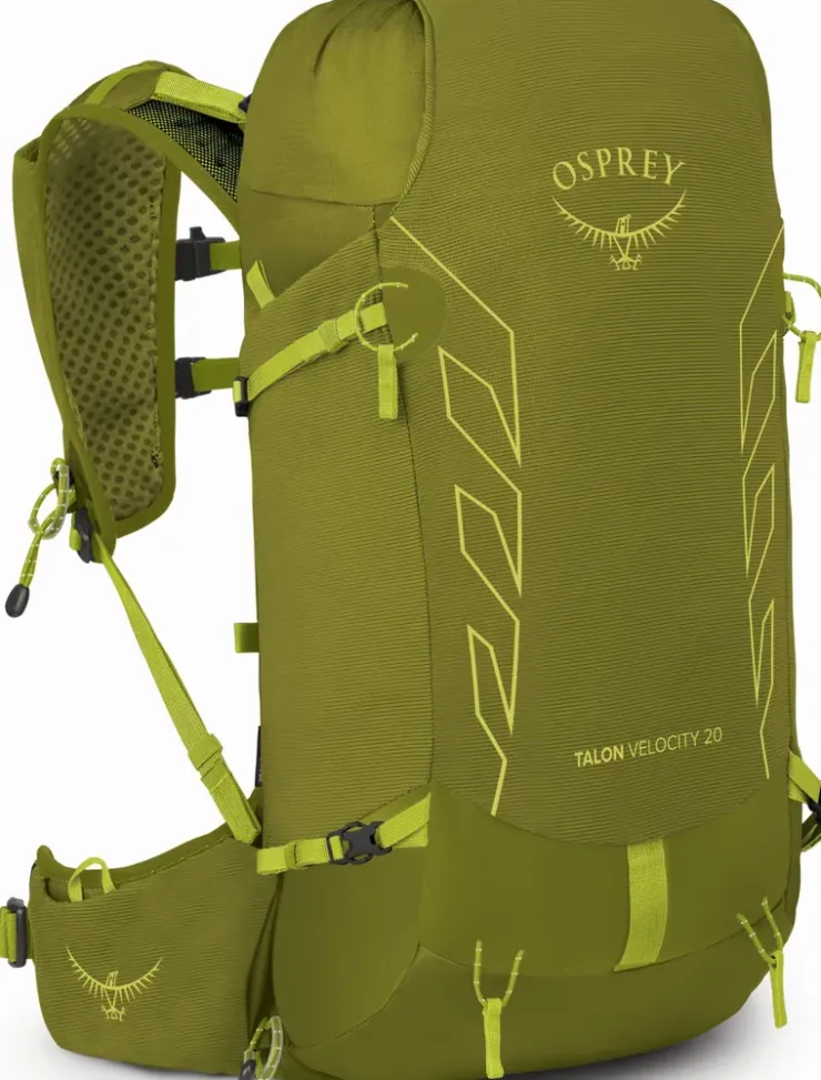 Fast & Light Rucksacks And Vests-Osprey Talon Velocity 20 Rucksack - Matcha Green-Lemongrass