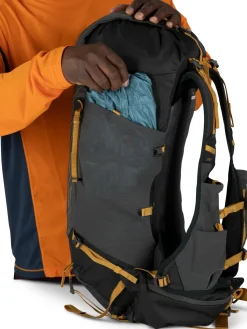 Fast & Light Rucksacks And Vests-Osprey Talon Velocity 30 Rucksack - Dark Charcoal-Tumbleweed Yellow