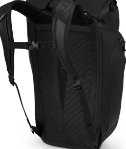 Day Packs-Osprey Transporter Roll Top Rucksack - Raven Black