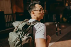 Day Packs-Osprey Transporter Roll Top Rucksack - Raven Black