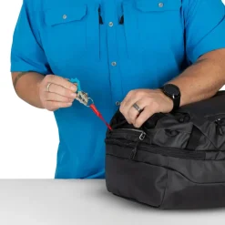 Duffels & Kitbags-Osprey Transporter Squffel 44 Duffel - Blue Flame