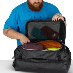 Duffels & Kitbags-Osprey Transporter Squffel 44 Duffel - Blue Flame