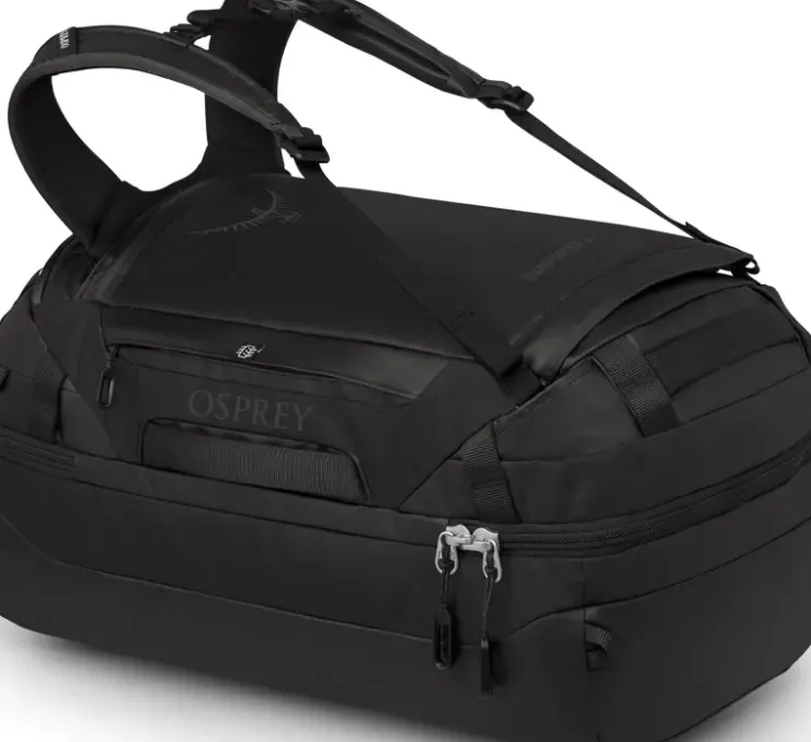 Duffels & Kitbags-Osprey Transporter Squffel 44 Duffel - Raven Black