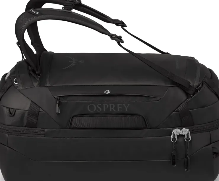 Duffels & Kitbags-Osprey Transporter Squffel 44 Duffel - Raven Black
