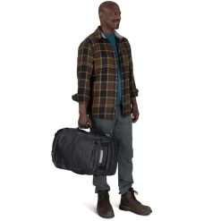 Duffels & Kitbags-Osprey Transporter Squffel 44 Duffel - Raven Black