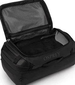 Duffels & Kitbags-Osprey Transporter Squffel 44 Duffel - Raven Black