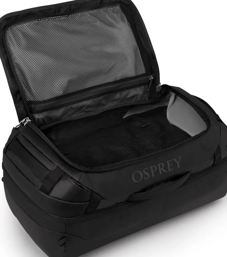 Duffels & Kitbags-Osprey Transporter Squffel 44 Duffel - Raven Black